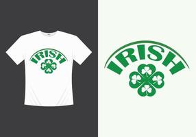 vecteur imprimable joyeux saint patricks day, conception de t-shirt de modèle d'illustration. t-shirt de la Saint-Patrick. tshirt saint patricks day.