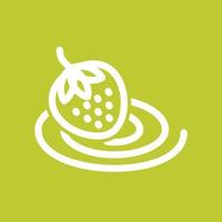 icône de fond de couleur de ligne de rouleau suisse crème vecteur