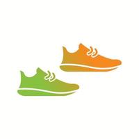 icône de glyphe de vecteur de chaussures de jogger unique