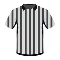 maillot d'arbitre de football américain vecteur