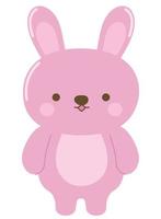 lapin kawaii animal vecteur