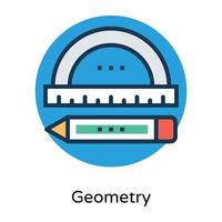 concepts de géométrie à la mode vecteur