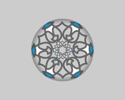 mandala coloré. illustration vectorielle. islam, arabe, indien, turc, pakistanais, chinois, vecteur