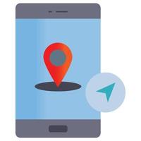 GPS mobile qui peut facilement éditer ou modifier vecteur