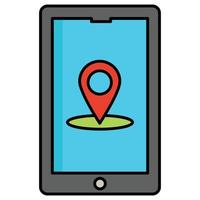 GPS mobile qui peut facilement éditer ou modifier vecteur