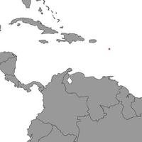 saint kitts et nevis sur la carte du monde. illustration vectorielle. vecteur