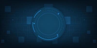 fond de technologie abstraite. concept numérique et de communication de haute technologie. conception de fond de vecteur avec ligne de circuit. illustration vectorielle.