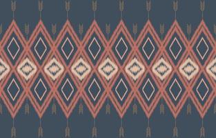 motifs ikat antiques luxueux royaux. style rétro vintage tribal ethnique géométrique. modèle sans couture de tissu textile ikat. indien africain asiatique navajo aztèque impression ikat vecteur abstrait arrière-plan.