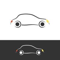 trois voitures sur fond gris. une illustration vectorielle vecteur