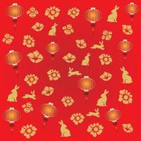 vecteur de style chinois modèle créatif classique élément de bordure classique traditionnel pour produit haut de gamme pour le joyeux nouvel an lunaire chinois