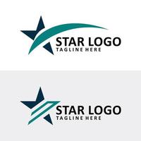 conception de vecteur d'icône de jeu de logo d'étoile