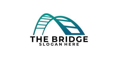 pont logo icône vecteur isolé