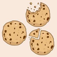 illustration graphique vectoriel de cookies