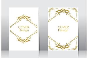 conception de couverture de bordure de cadre arabe, couverture de livre islamique vecteur
