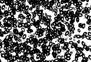 modèle vectoriel noir et blanc avec des cercles.