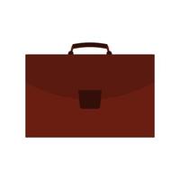sac de voyage marron avec bagages sur fond blanc. valise pour voyage voyage dans un style plat. illustration vectorielle vecteur