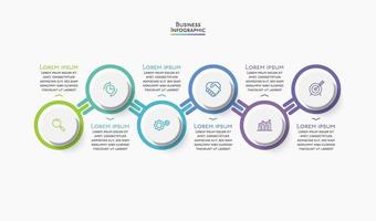 modèle d'infographie de présentation entreprise vecteur