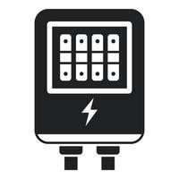 débranchez le vecteur simple de l'icône de la boîte de jonction. interrupteur