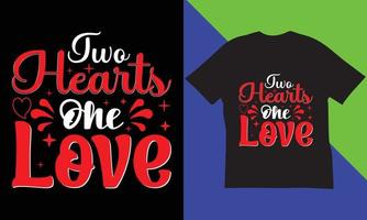 conception de t-shirt de typographie svg joyeuse saint valentin. vecteur