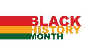 célébrer le mois de l'histoire des Noirs. illustration vectorielle conception graphique mois de l'histoire des noirs vecteur