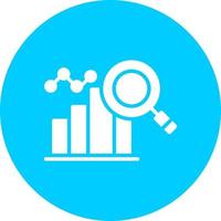 icône de vecteur d'analyse de données