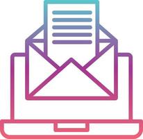 icône de vecteur de marketing par e-mail