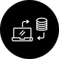 icône de vecteur de stockage de données