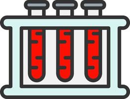 icône de vecteur de test sanguin