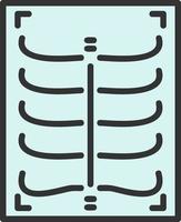 icône de vecteur de radiographie