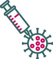 icône de vecteur de vaccin