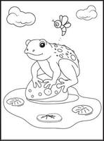 coloriages de reptiles vecteur