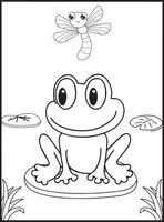 coloriages de reptiles vecteur