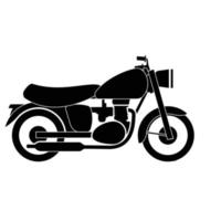 conception d'illustration vektor icône moto vintage vecteur