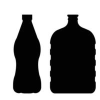 conception de vektor icône bouteille en plastique vecteur