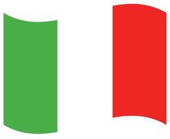 drapeau national de l'italie - icône de couleur plate. vecteur