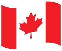 drapeau national du canada - icône de couleur plate. vecteur