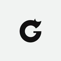 modèle de conception de logo lettre g vecteur
