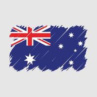 vecteur de brosse drapeau australie