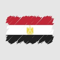 vecteur de brosse drapeau egypte