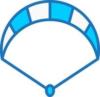 icône de vecteur de kitesurf