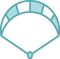 icône de vecteur de kitesurf