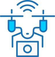 icône de vecteur de drone