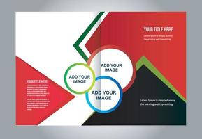 flyer professionnel, modèle de conception de brochure d'entreprise vecteur