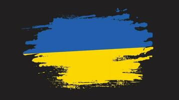 nouveau vecteur de drapeau abstrait ukraine