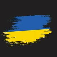 effet de texture vecteur drapeau ukraine