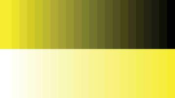 palette de couleurs jaune vecteur