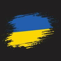 nouveau vecteur de drapeau abstrait ukraine