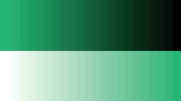 palette de couleurs vert vecteur