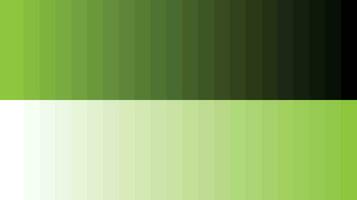 palette de couleurs vert citron vecteur