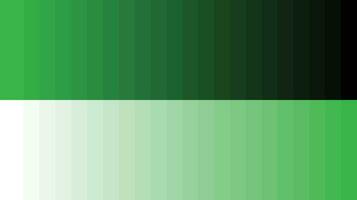 palette de couleurs vert vecteur